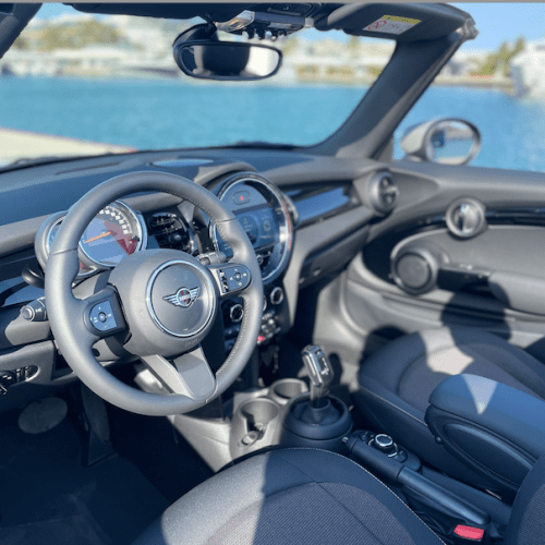 Mini cooper cabrio rental ibiza