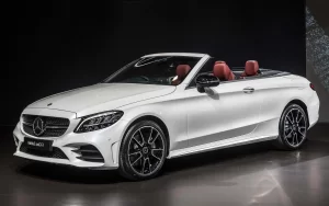 Mercedes Benz cabrio car hire ibiza